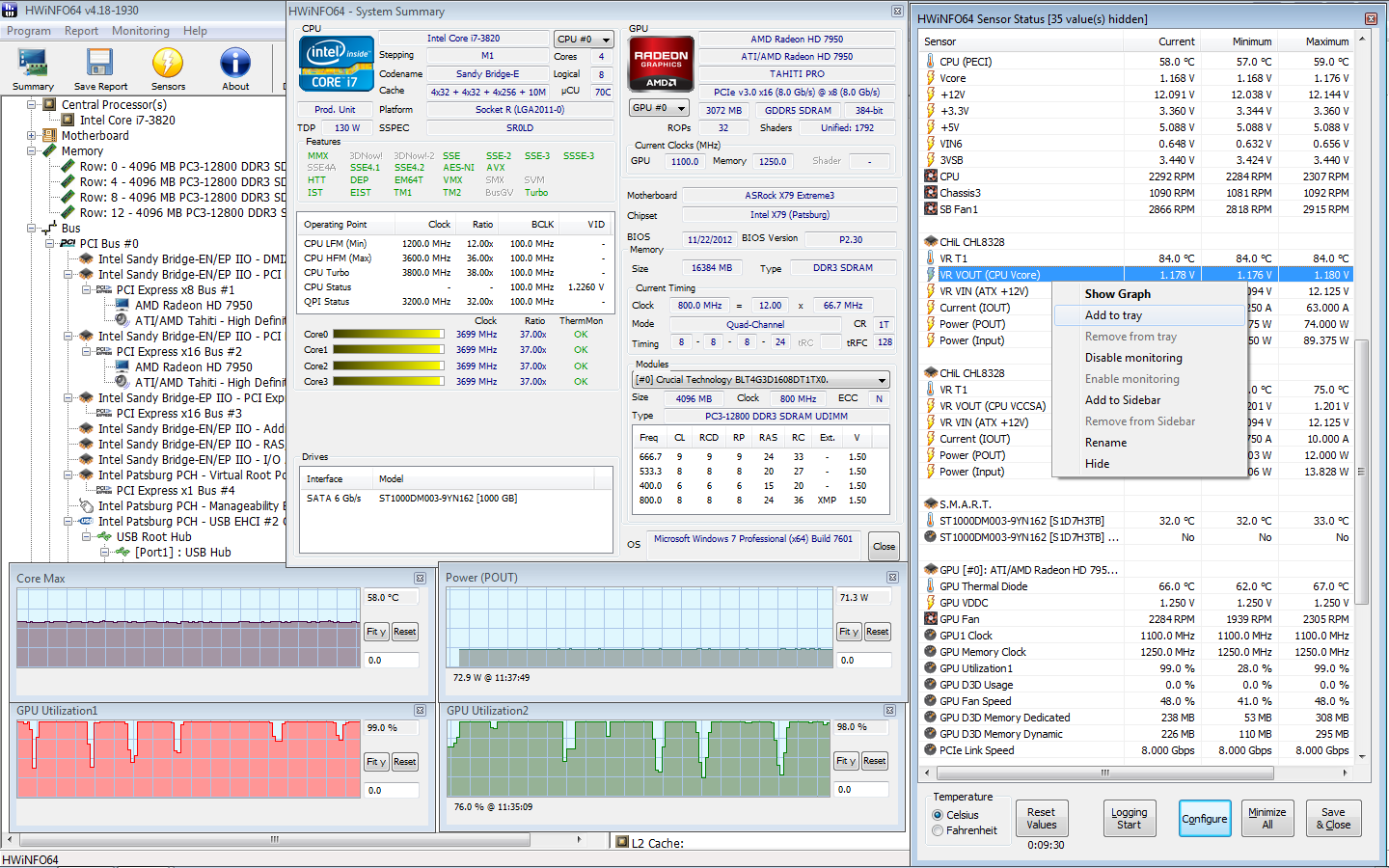 pc hardware in game monitoring software