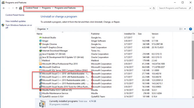 Download Microsoft Visual C Redistributable All Versions