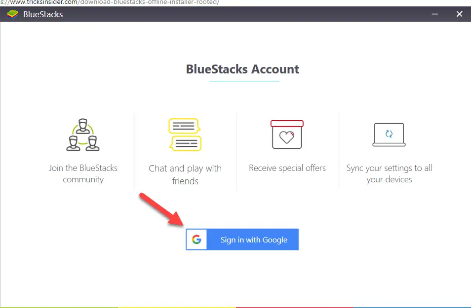 how to use bluestacks photo in line