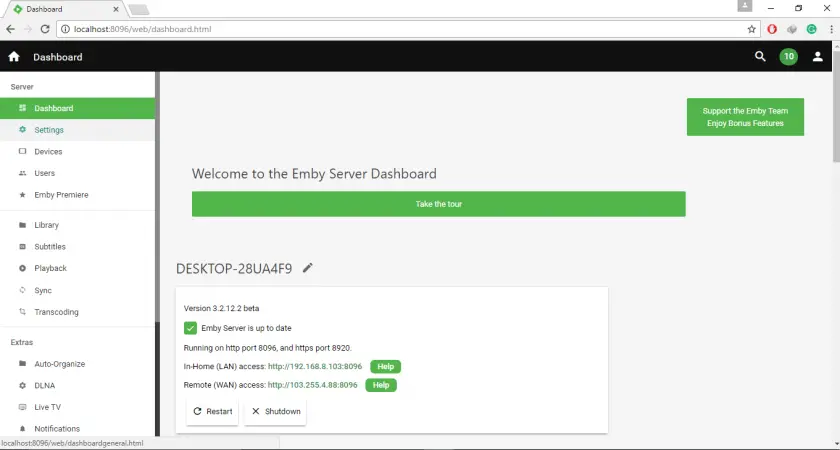 emby client plugins download windows 10