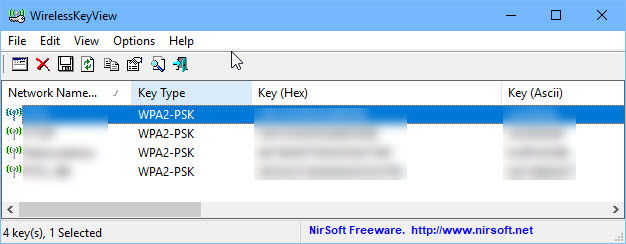 wirelesskeyview download windows 10