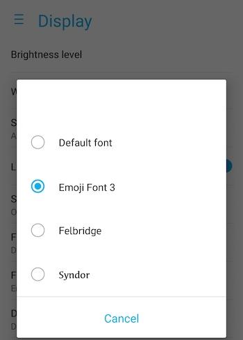 Default keyboard - iPhone emojis for Android