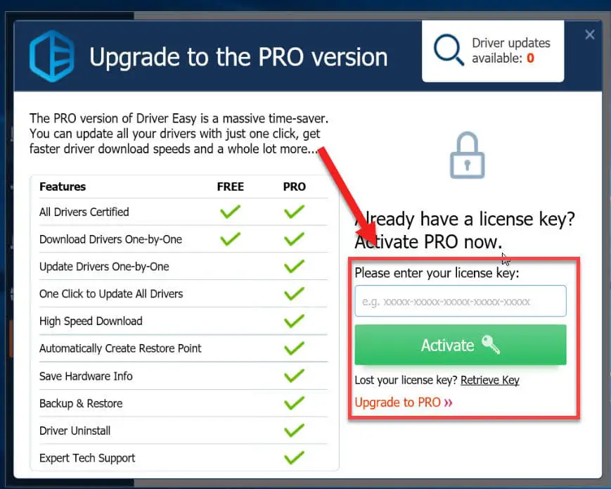 Free activation code for avast driver updater