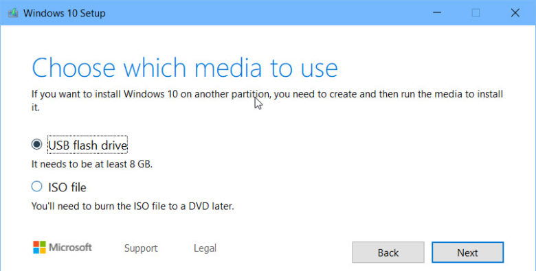 media creation tool to download windows 10 microsoft 32 bit