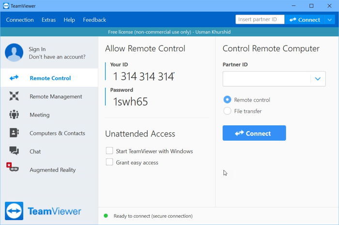 teamviewer apk free download for pc
