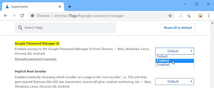 how to open password manager google chrome