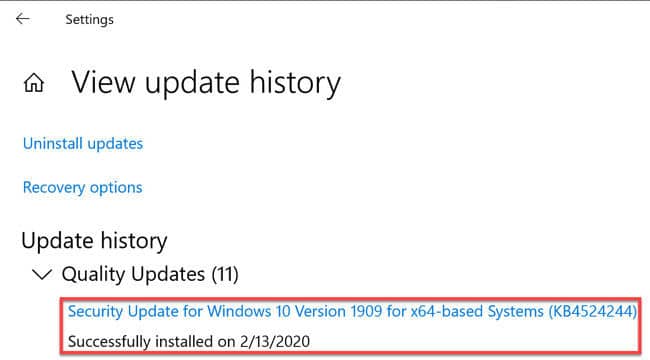 KB4524244 Update For Windows 10  Issues And Uninstall Guide - 44