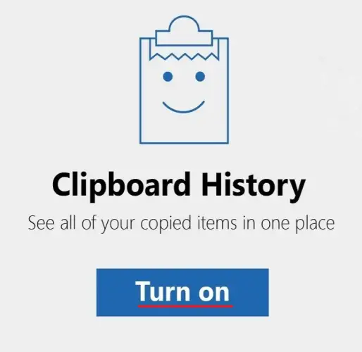windows 10 view clipboard history