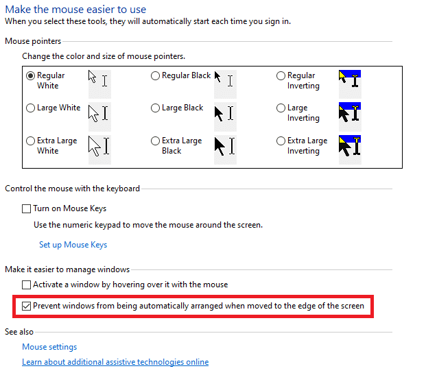 4 Ways To Disable Automatic Window Resize Feature In Windows 10