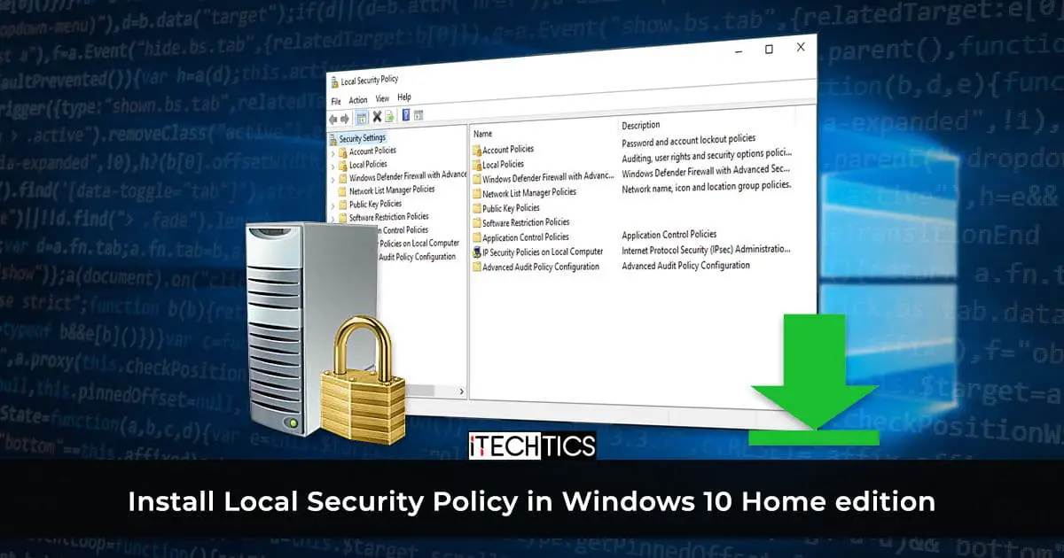 How to Enable SecPol.msc in Windows 10 Home (Local Security Policy) 3