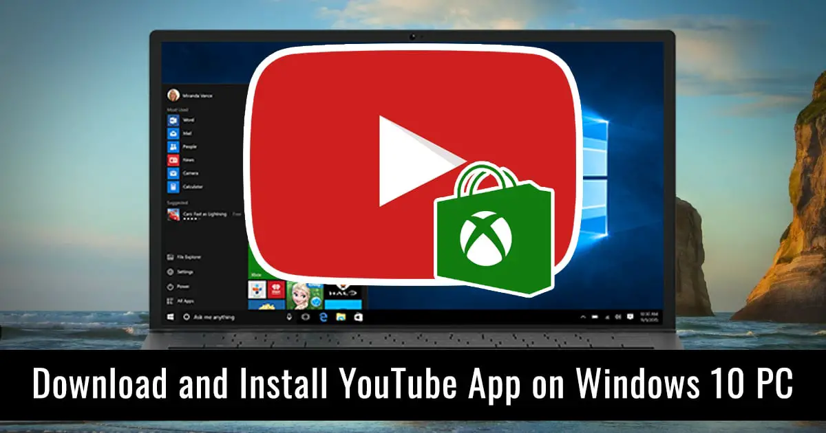 youtube app download for windows 10