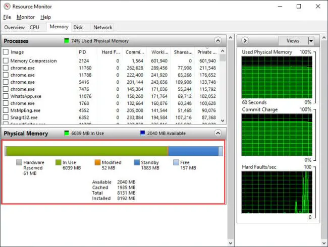 resource monitor