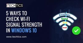 check wireless signal strength