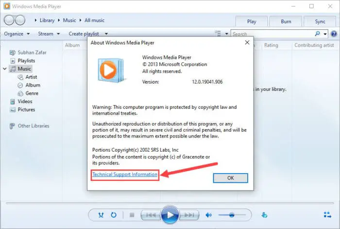 windows media player codecs windows 10