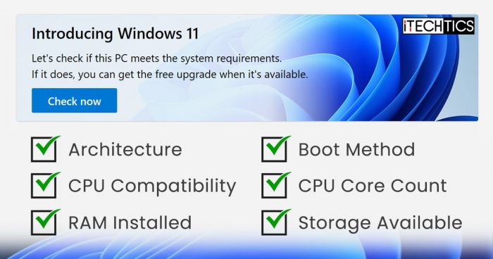 How To Check All Requirements For Windows 11