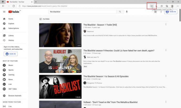 Download And Install Youtube App On Windows 10
