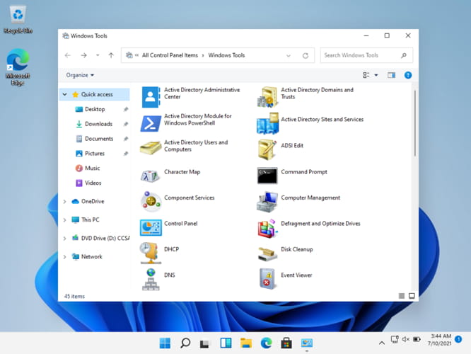 ad management tools windows 10 rsat