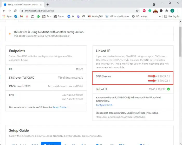 dns servers ip