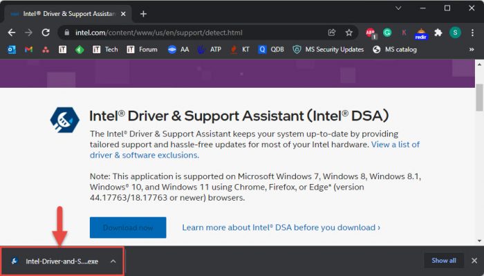 Intel Driver & Support Assistant 23.4.39.9 for android download