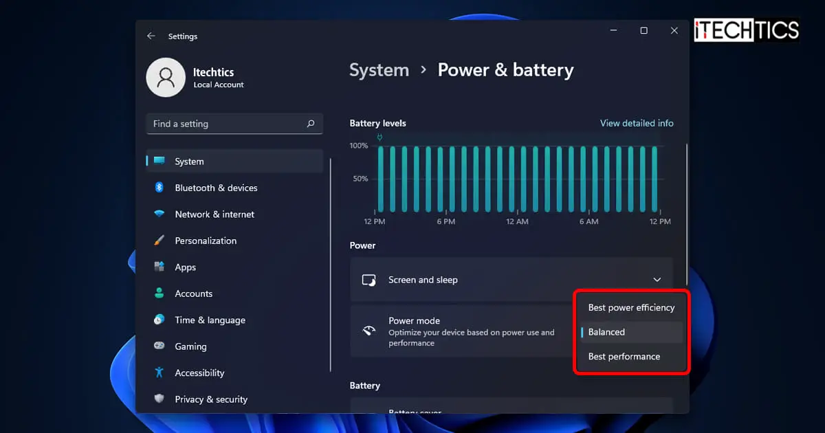 2 Ways To Change Power Modes In Windows 11