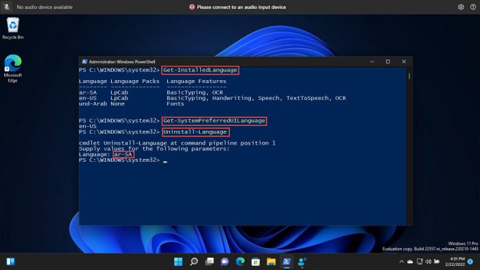 How To Add Language Pack In Windows 11 Using PowerShell