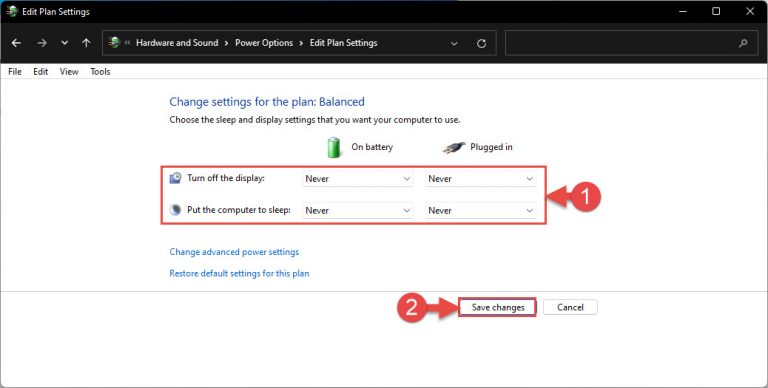 How To Prevent The Monitor From Going To Sleep When The Computer Is On