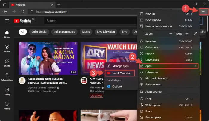 2 Ways To Install Youtube App On Windows 11