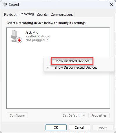 Fix Or Realtek Stereo Mix In Windows