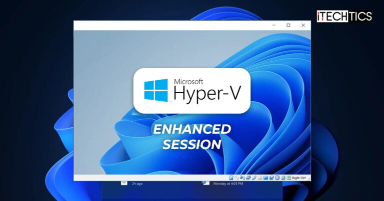 enable enhanced session hyper v windows 7